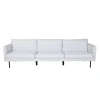 Zoom 3 personers Sofa - Sort og Lys beige