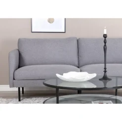 Zoom 2 personers Sofa - Sort og Grå