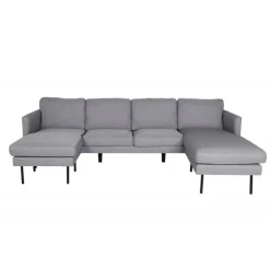Zoom Chaiselong Sofa - Grå Stof
