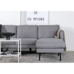 Zoom Chaiselong Sofa - Grå Stof