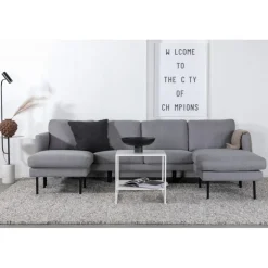 Zoom Chaiselong Sofa - Grå Stof