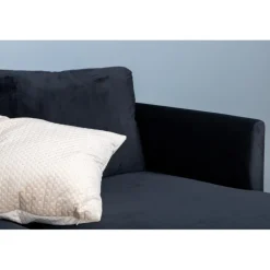 Zoom U-Sofa - Sort Velour