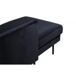 Zoom U-Sofa - Sort Velour