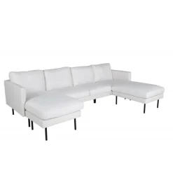 Zoom U-Sofa -Lys Beige
